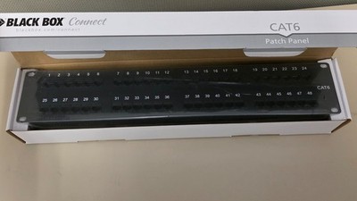 New-Black Box Connect-JPM648A CAT6 Patch Panel 48 Port