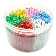 500 Pcs Colorful Paper Clips Small Bookmarks with Paperclip Colored Office