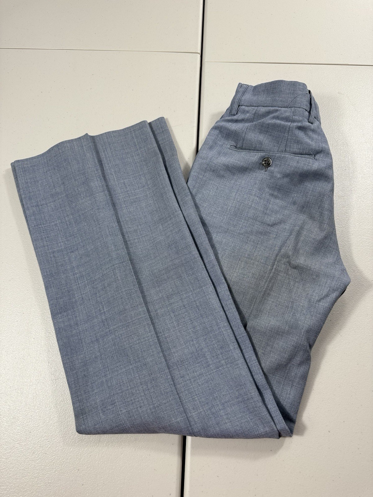 Pantaloni vintage Yves Saint Laurent uomo 27x30 stivali hippie western eleganti pantaloni anni 70