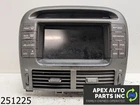 OEM 2002 Lexus LS430 4.3L INFORMATION NAVIGATION DISPLAY SCREEN