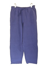 NWT HANNA ANDERSSON FRENCH TERRY SPECTRUM BLUE BARREL SWEATPANTS 140 10