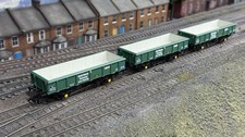 3 x Railtrack PNA Ballast  / Spoil, 7 Rib Box Wagons, Bachmann 38-100 34
