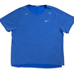 Nike Running Dri Fit Men's Blue Short Sleeve Performance Athletic T Shirt XXL