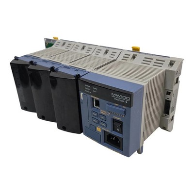 Yokogawa MW100-E-1F CPU + 3x analog input MX110-UNV-M10 measuring module, MX1...
