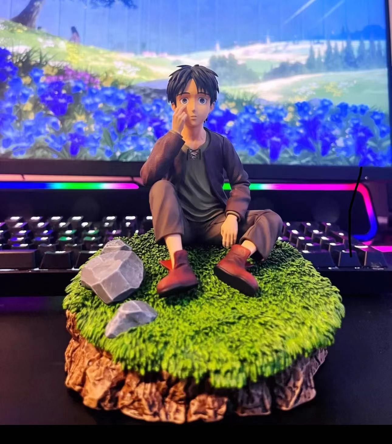 ERA Studio Attack On Titan Child Eren Jaeger GK Resin Painted Model Statue