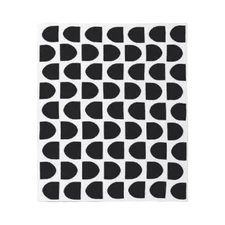 Threshold Black & White Reversible Throw Blanket 50” x 60” Bedding Home Linens