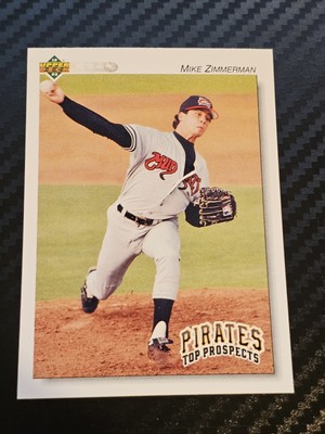 1992 Upper Deck Minor League - Mike Zimmerman #230 Carolina Mud Cats - Pirates