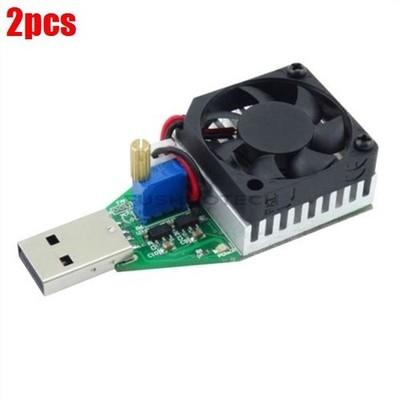 2Pcs Constant   For QC2.0 Power Bank Electronic Load Tester Usb Adjusta up #jg