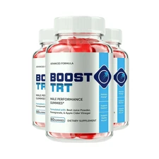 3-Pack Boost TRT Male Gummies, BoostTRT Gummies for Mens Health - 180 Gummies
