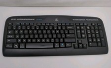 Logitech Wireless Desktop MK300 Keyboard Blac...