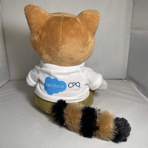 Salesforce Trailhead CPQ Astro Raccoon Trailblazer mascotte binocolo peluche - Foto 3 di 6