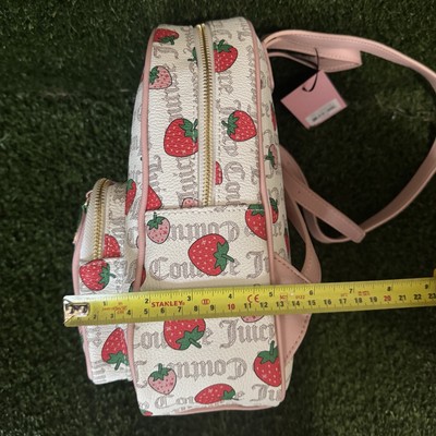 Juicy Couture Freshly Picked Backpack Small Chestnut Chino Red Strawberry?- NWT Juicy Couture ? Freshly Picked Strawberry Mini Backpack  main image 3