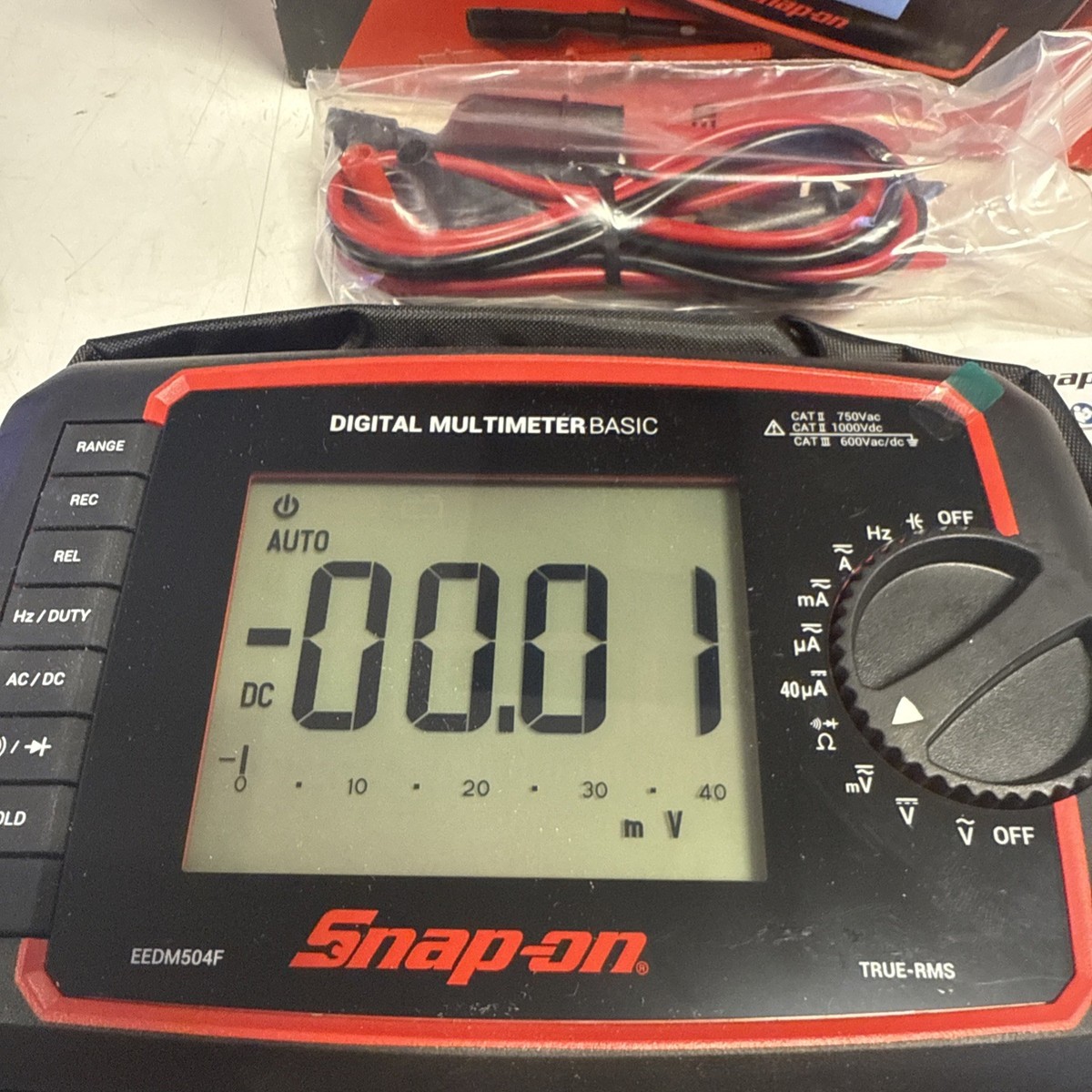 Snap on EEDM504F Basic TRMS Digital Multimeter DMM for sale Snap on EEDM504F Basic TRMS Digital Multimeter DMM for sale