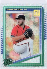 Carter Holton 2025 Donruss #182 Clearly Rated Prospects Gold #/10