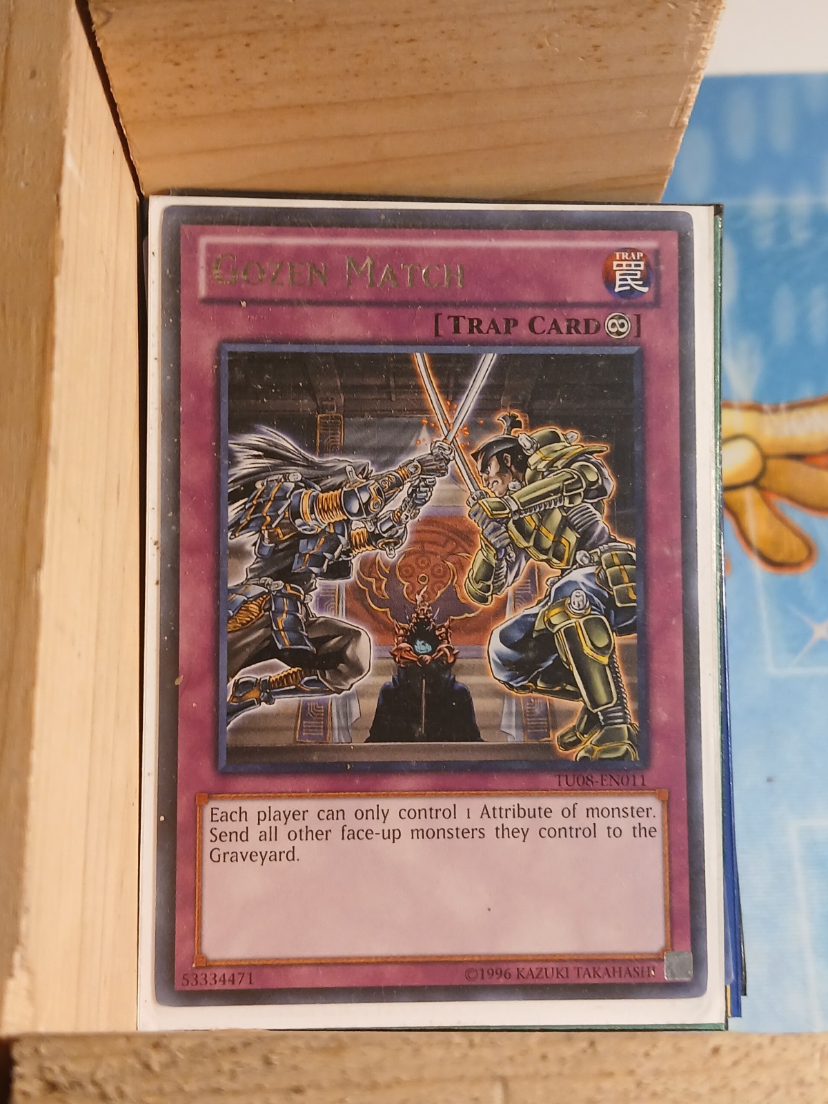 Gozen Match TU08-EN011 YuGiOh Turbo Pack: Booster Eight trading card — raw and PSA graded price guide