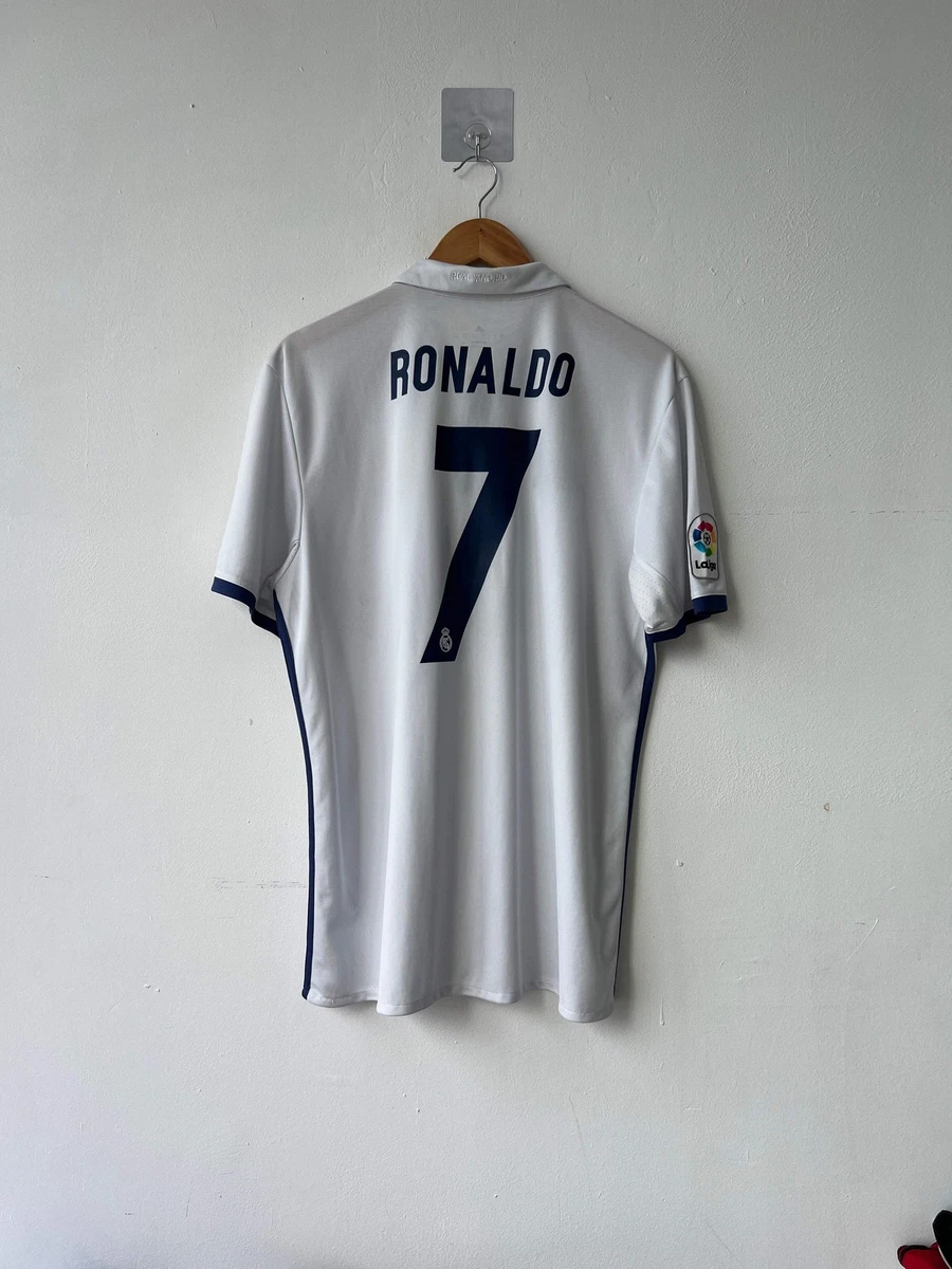 Preços baixos em Real Madrid Cristiano Ronaldo Azul fã de Futebol
