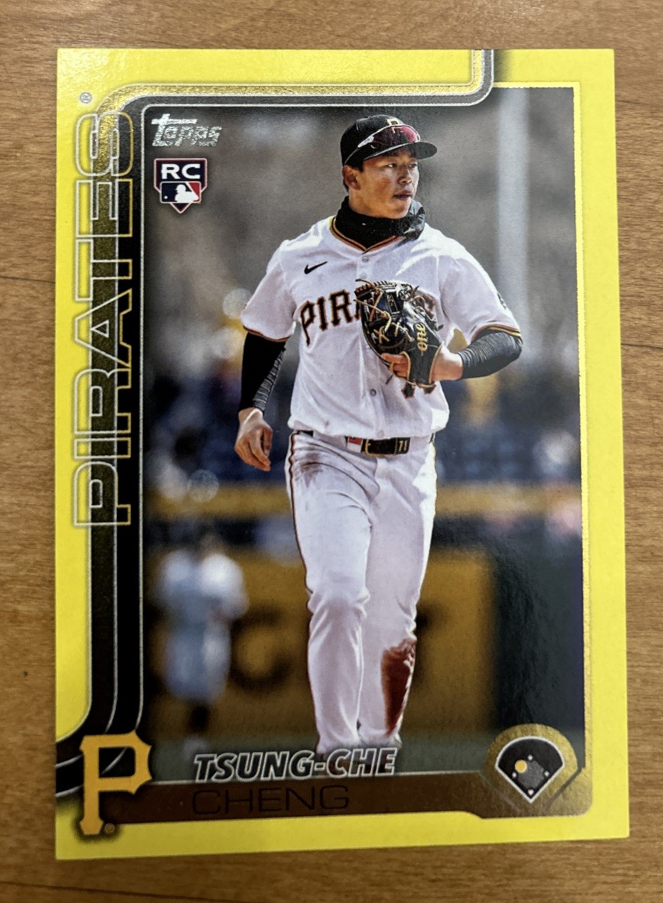 2025 Topps Update Series - Tsung-Che Cheng US-72 Yellow Parallel