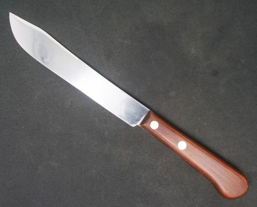 Vintage Robeson Shur Edge Stainless Butchers Knife 7" Blade Made in USA