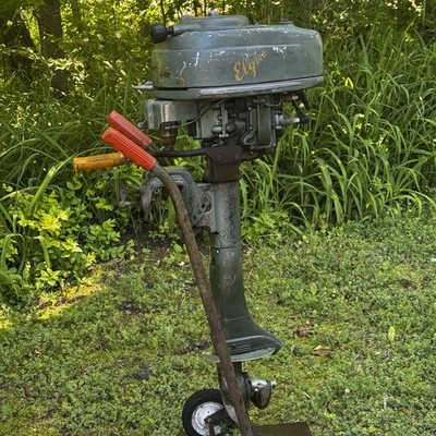1947 Elgin 2.5 HP outboard Boat motor Model #571???