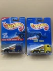 Hot Wheels Vintage Ramp Trucks Set Of 2 Blue & Yellow