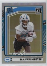 2024 Panini Donruss Rated Rookie Optic Preview Holo Prizm Tahj Washington 1gb2