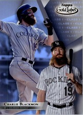 2018 Topps Gold Label Class 1 #42 Charlie Blackmon - BB
