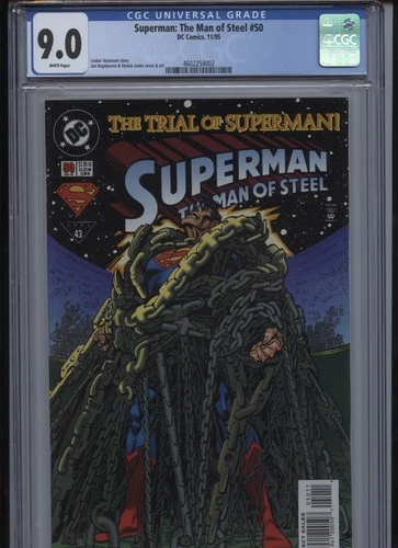 Superman: The Man of Steel #50 (DC Comics November 1995), CGC GRADE 9.0