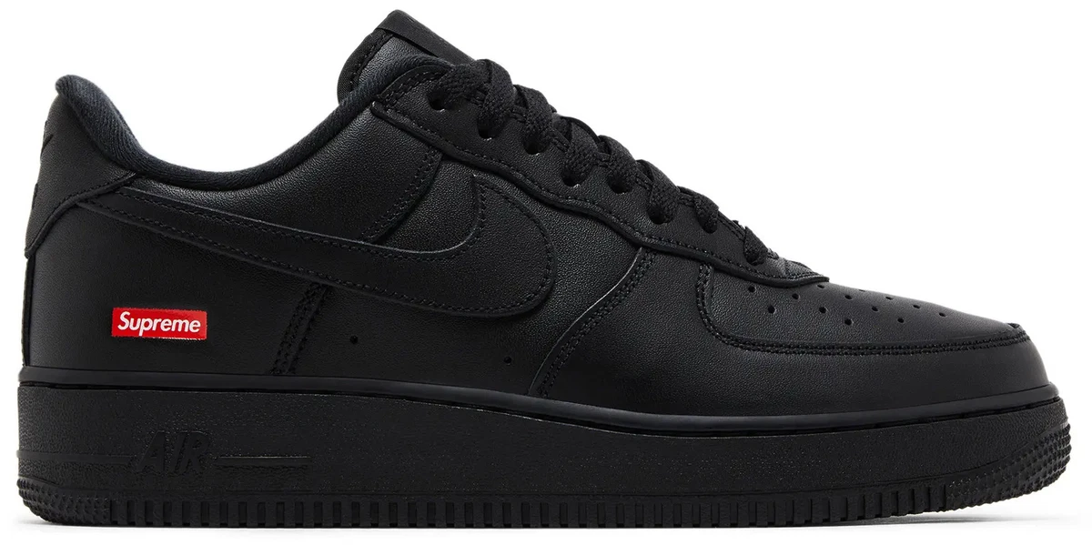 Nike Air Force 1 Low x Supreme Box Logo - Black for Sale