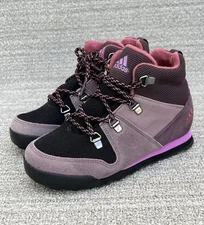 ADIDAS Terrex Climawarm Snowpitch Hiking Boots Pink Kids Size 13.5 US NWB