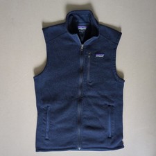 Patagonia Men's Synchilla Gilet Size Small In Blue Fleece Lined Body-Warmer