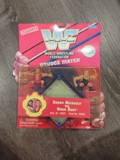 WWF Grudge Match Shawn Michaels VS Owen Hart WWE 1997 BRAND NEW 2 Figures Ring
