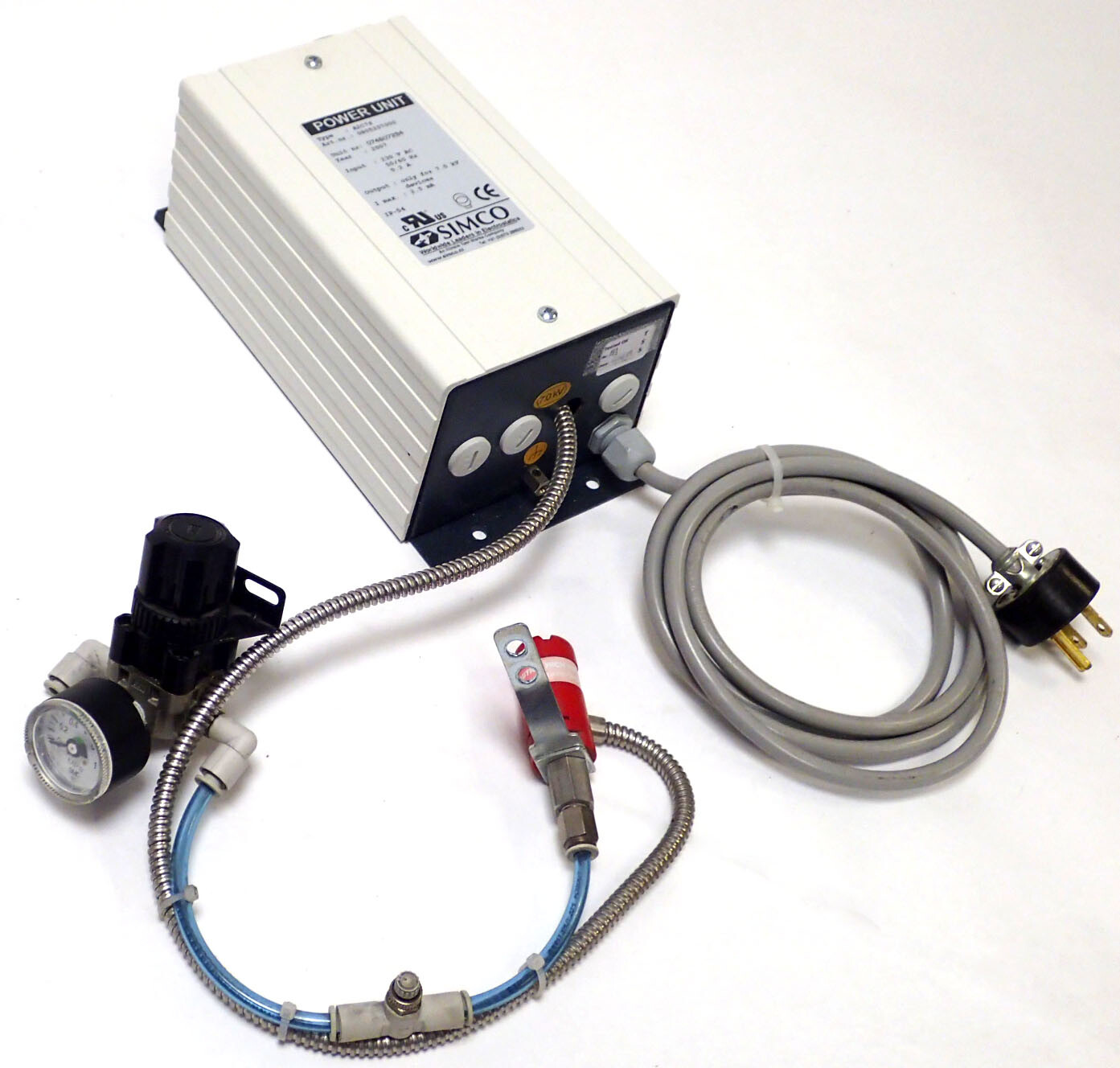 SIMCO A2C7S POWER UNIT IN: 230V AC 0.2A OUT: 7.0 kV w/ SMC REGULATOR, TESTED!