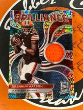 2022 Spectra Brillance Patch Neon Blue #DWA DeShaun Watson /60 Browns NFL