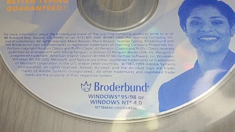 Mavis Beacon Teaches Typing Deluxe Version 10 PC CD ROM - For Windows 95/98 - Image 3 of 4