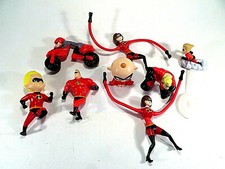 McDonald Lot of 8 Incredibles Figures Disney Pixar Action Heros Collectibles
