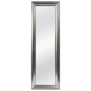 Over The Door Mirror Full Length Silver Double Bead Glass Beaded