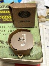 1939 Ford Standard Ammeter Dash Gauge 91a-10850 Nos Amp Gauge In Box