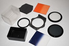 Lot of 4 Cokin Filters Polarizer Star Blue Grad 198 w/ Holder, 55mm Ring  Case