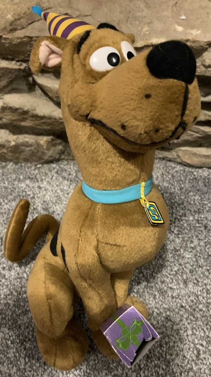 Fuzzy Ball Scoobies Fluffy Plush Toy Scooby Doo Plush Sitting