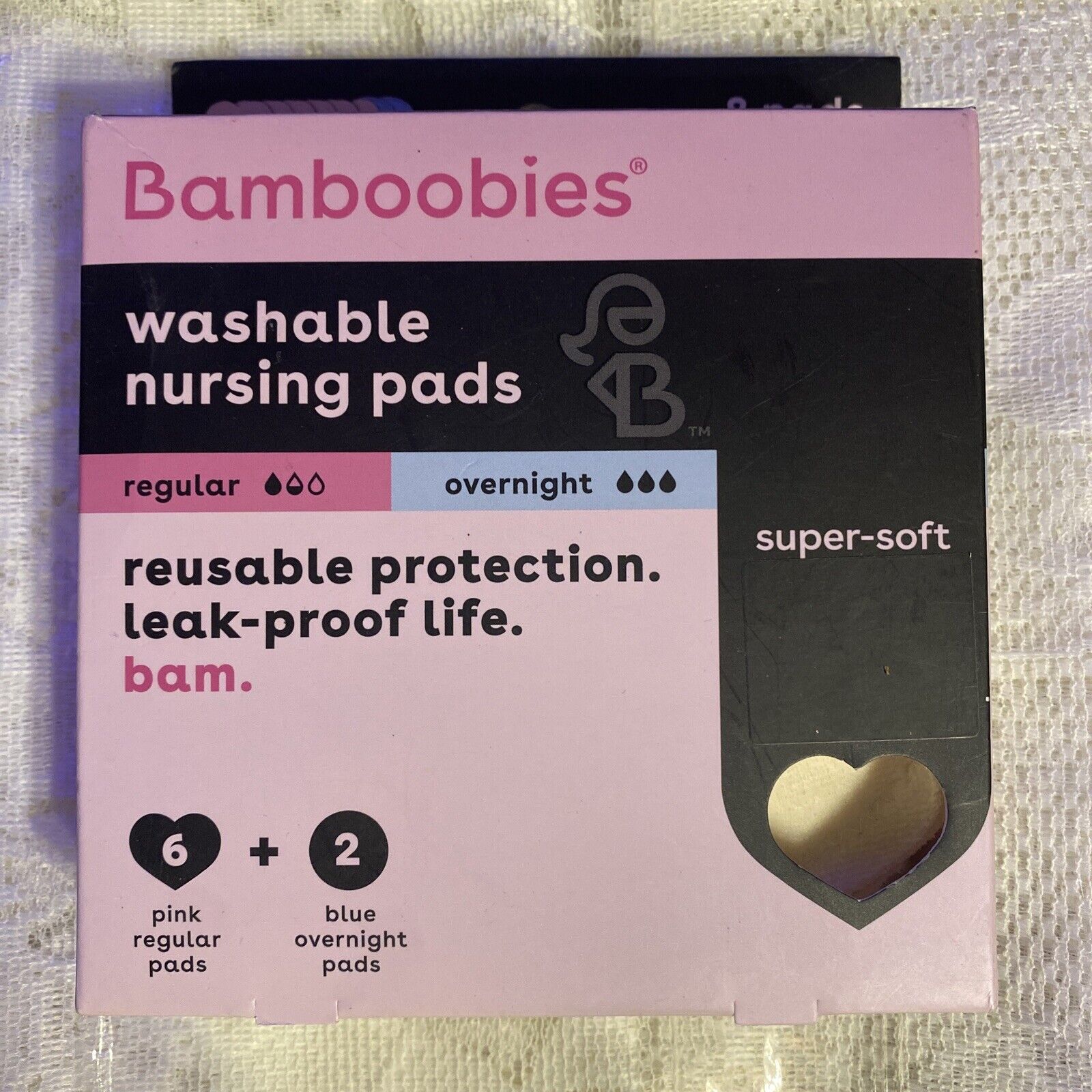 Bamboobies Reusable Nursing Pads 2 Pink 2 Blue Breastfeeding Washable -  Conseil scolaire francophone de Terre-Neuve et Labrador
