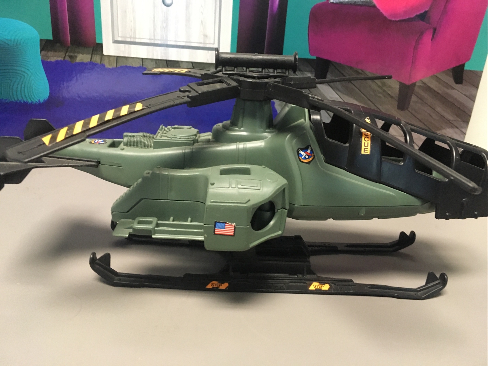 Gi Joe Razor Claw 1993 GI Joe Razor-Blade Shell Hasbro Helicopter | eBay