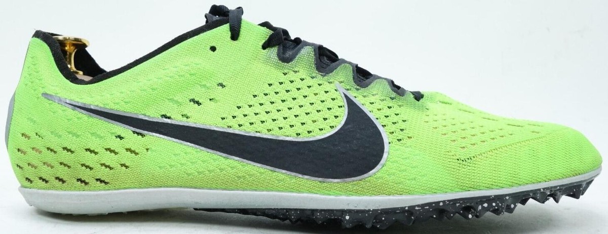 Nike‎ Zoom Men\'s Size 12 Victory 3 Electric Green Black Track Spikes  0406 NIKE ZOOM VICTORY 3 UNISEX TRACK SPIKES 835997 ELECTRIC  main image 4