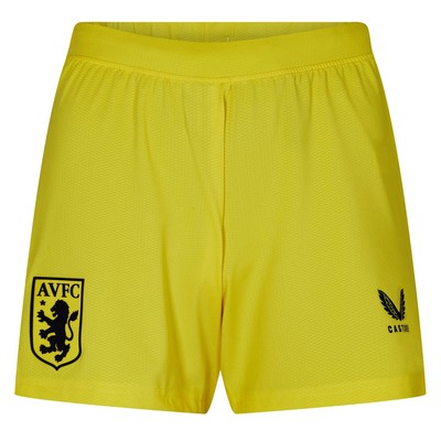 Castore Womens Villa FC Pro Third Goal Keeper Shorts Licensed Goalkeeper