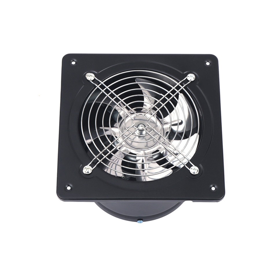 110V Window Exhaust Fan Shutter Fan Low Noise Ventilation Vent For