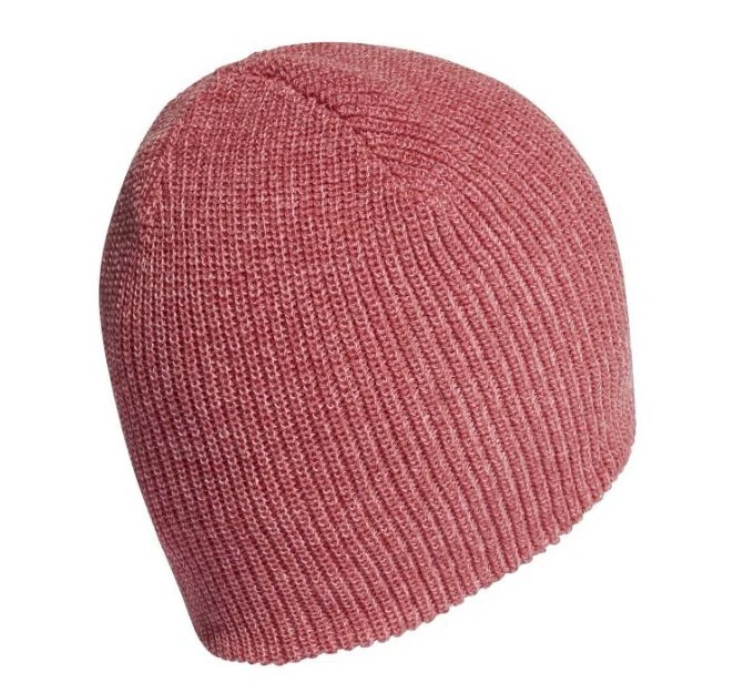 Adidas Bonnet En Laine Homme Maille Melange Hiver Unisexe One Size HL4826 Rouge - Photo 2/2