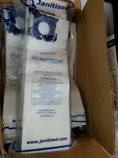 10 BAGS Janitized JAN-WISEN-3 Commercial Grade Anti-Microbial Filter Bags New 