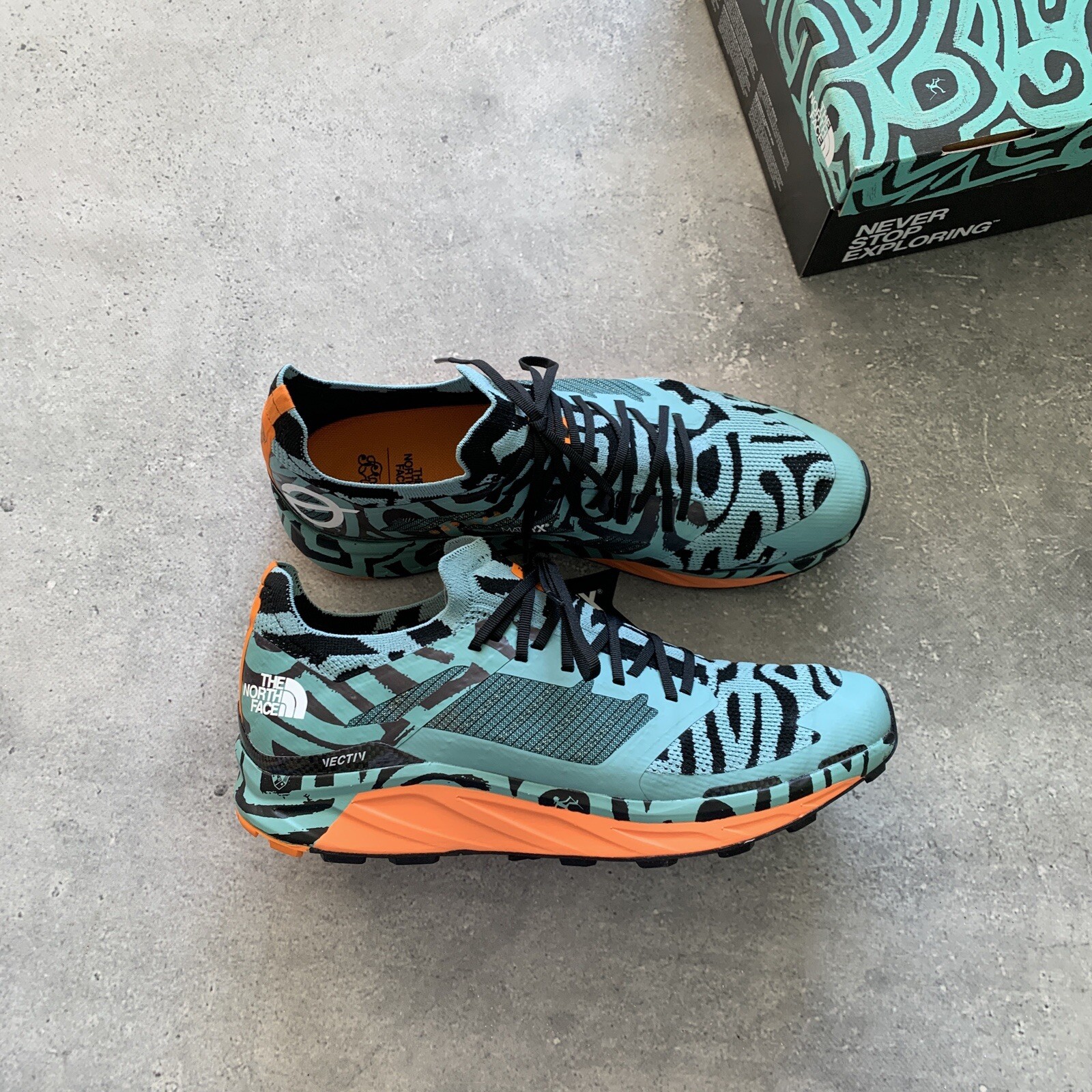 ZAPATOS DE RUNNING THE NORTH FACE FLIGHT VECTIV X ELVIRA TALLA US 12 EU 45.5