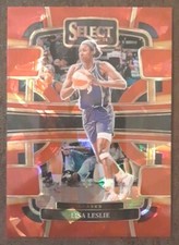 LISA LESLIE 2024 WNBA Panini Select #97 Red Ice Prizm Sparks