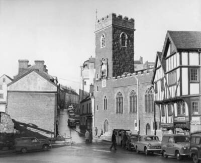 View West Street Exeter Devon 9th December 1961 shortly before arriv- Old Photo