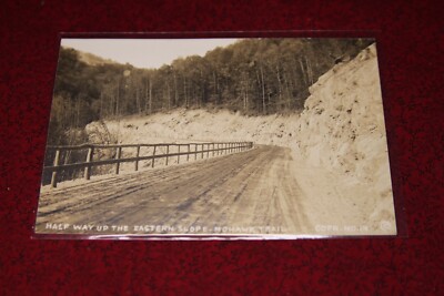 Half Way Up The Eastern Slope, Mohawk Trail, Massachusetts Postcard - RPPC